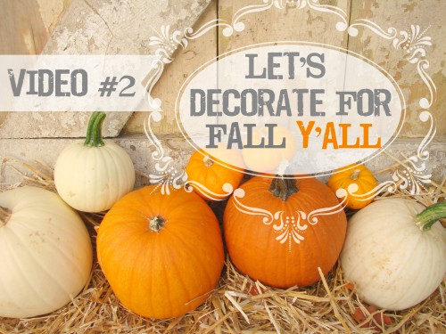 DECORATE FOR FALL 2