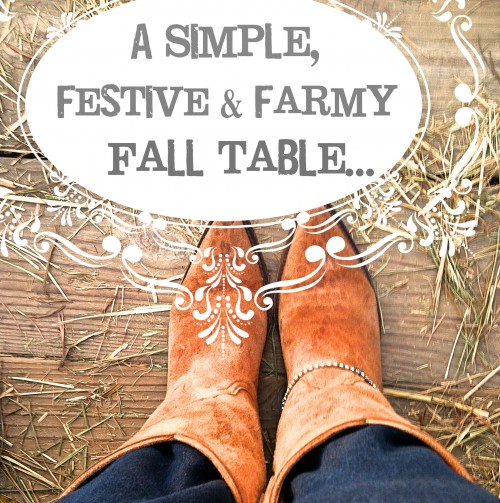 farmy fall table