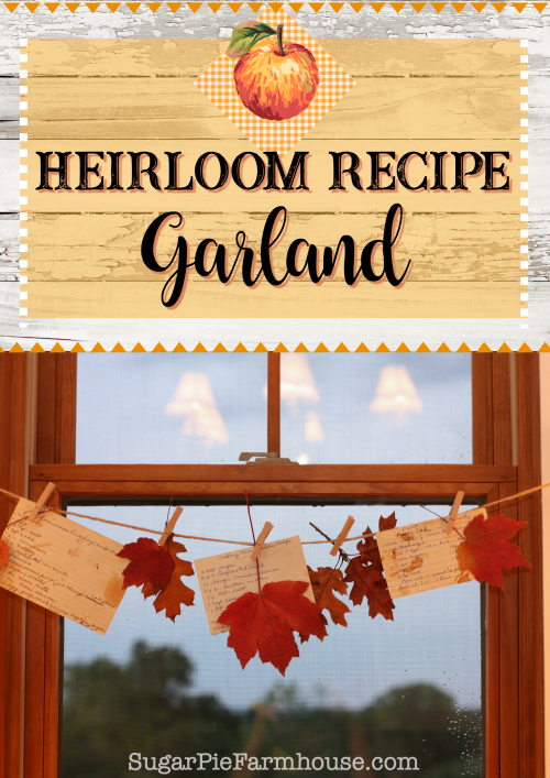 Heirloom Recipe Garland - Southern Plate